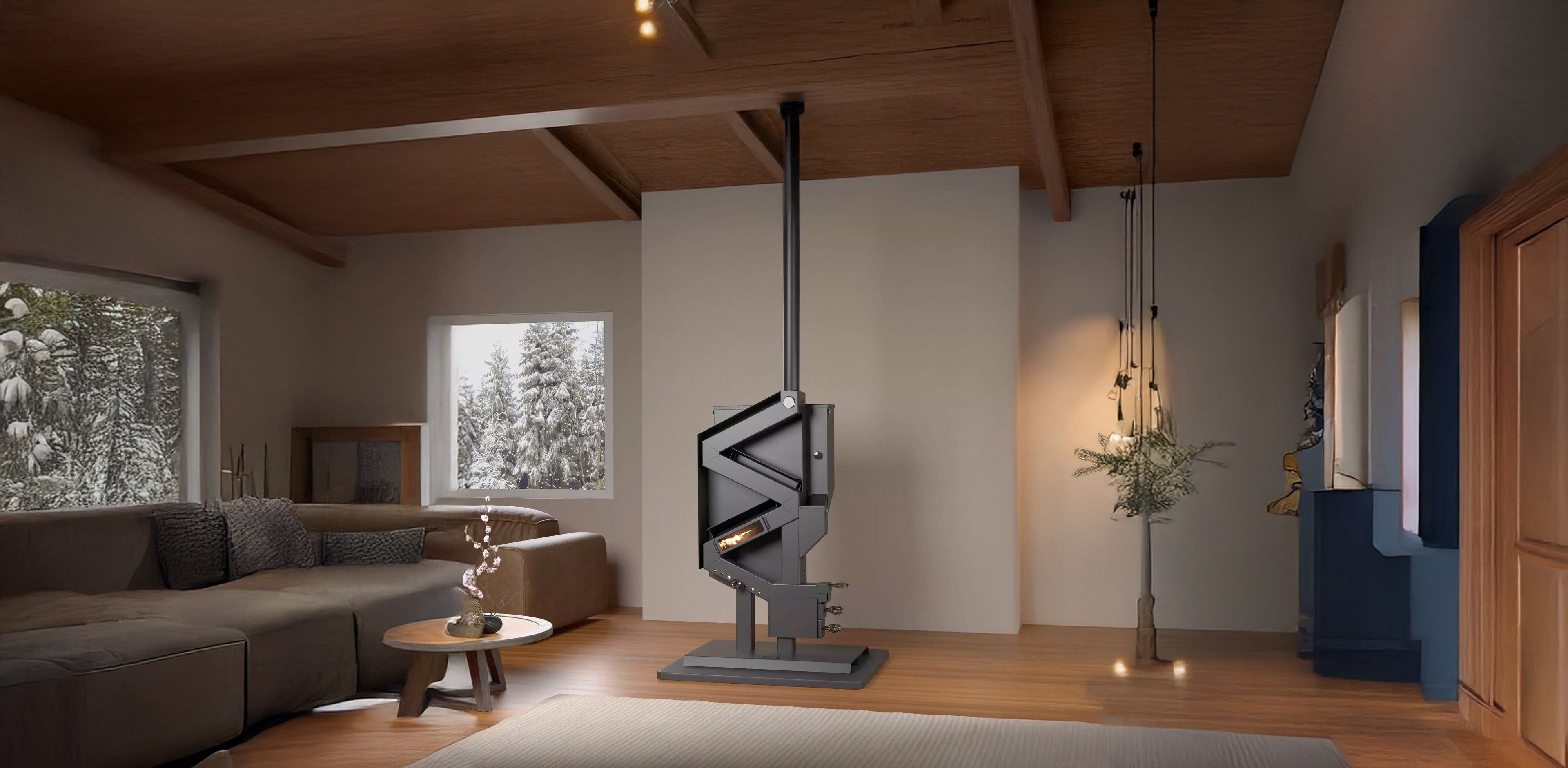 The Off-Grid Pellet Stove That Runs Without Power