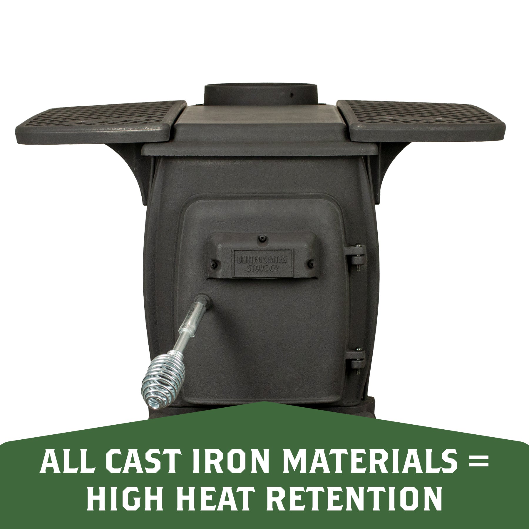 YS1261DST: Cast Iron Dual Side Tables for YS1261E