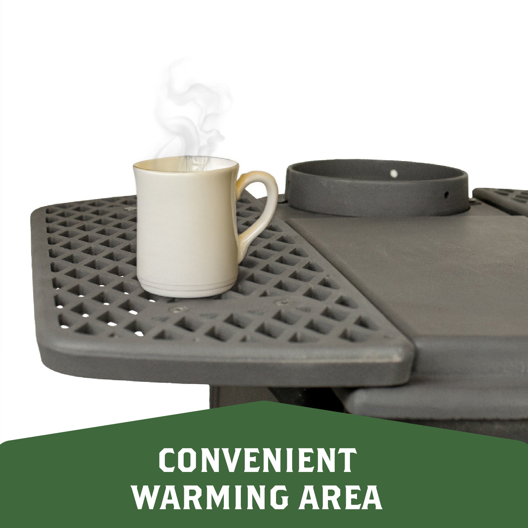 YS1261DST: Cast Iron Dual Side Tables for YS1261E