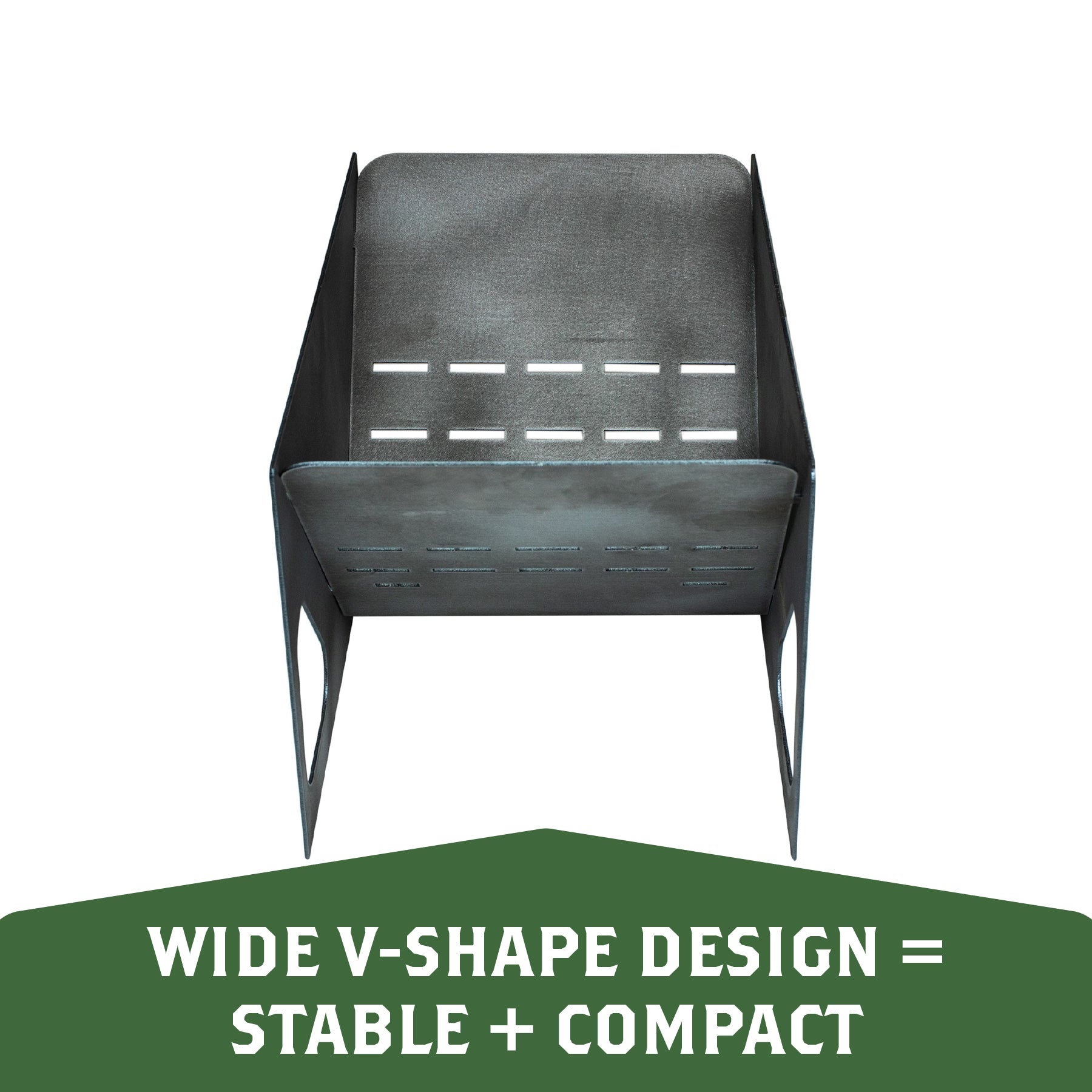 YS19VP: 19" Portable Collapsible Rectangular Fire Pit