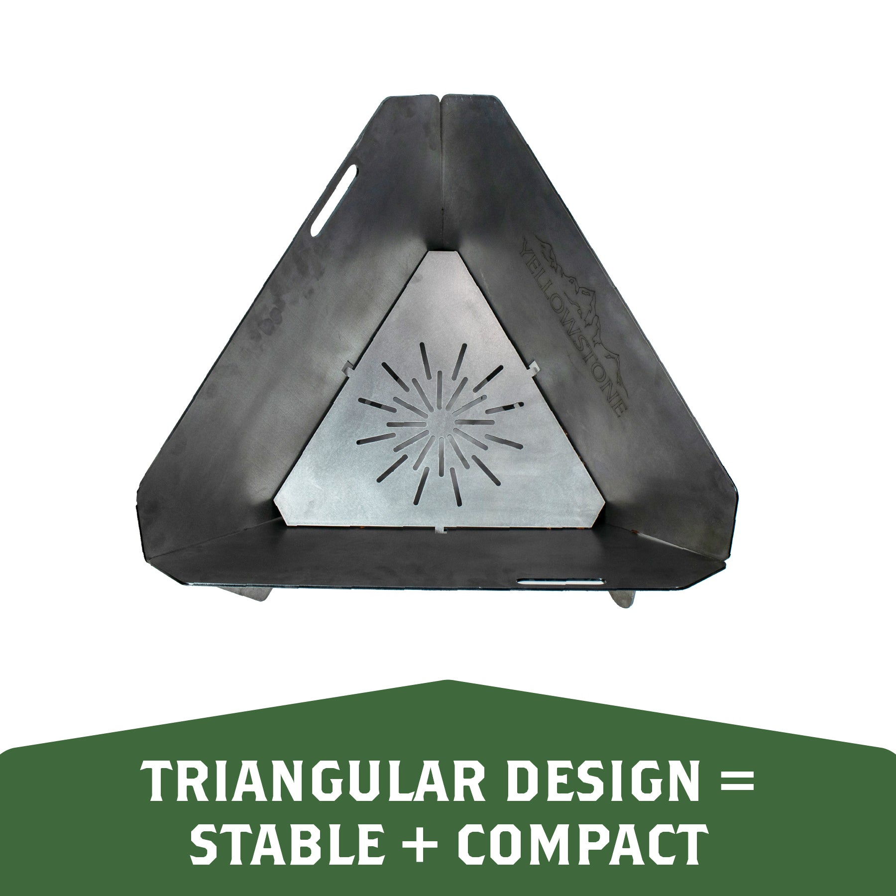 YS30TP: 30" Portable Collapsible Triangular Fire Pit