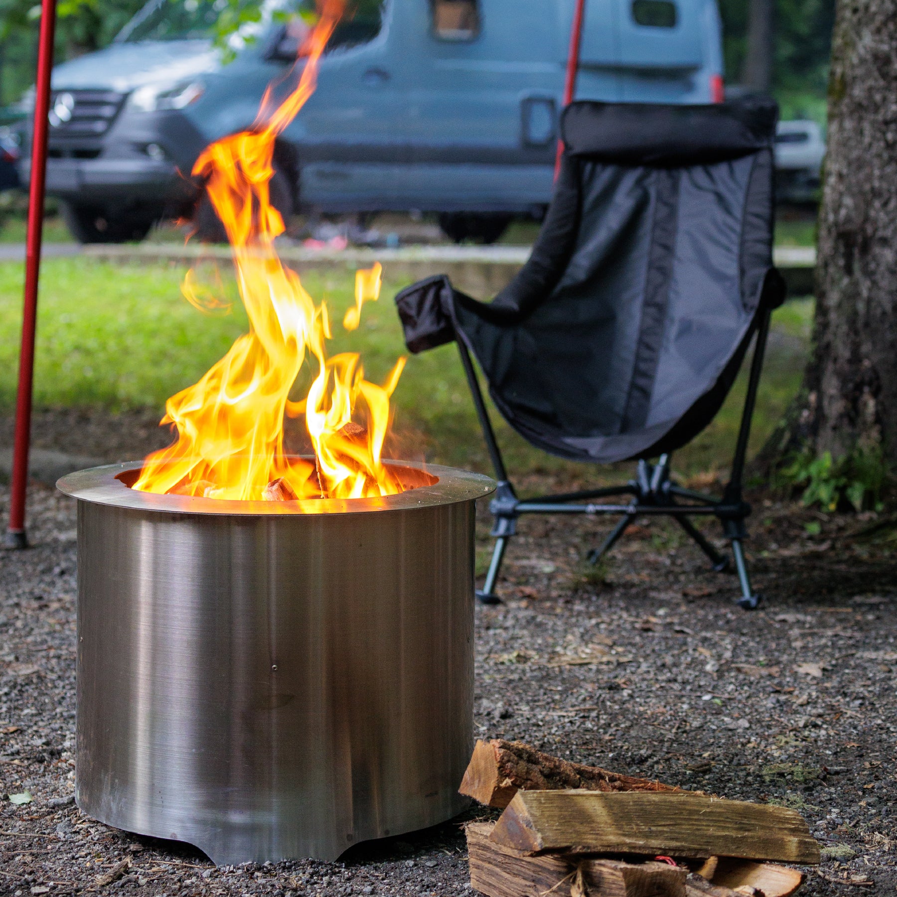 YSSLP21: Smokeless Firepit 21"