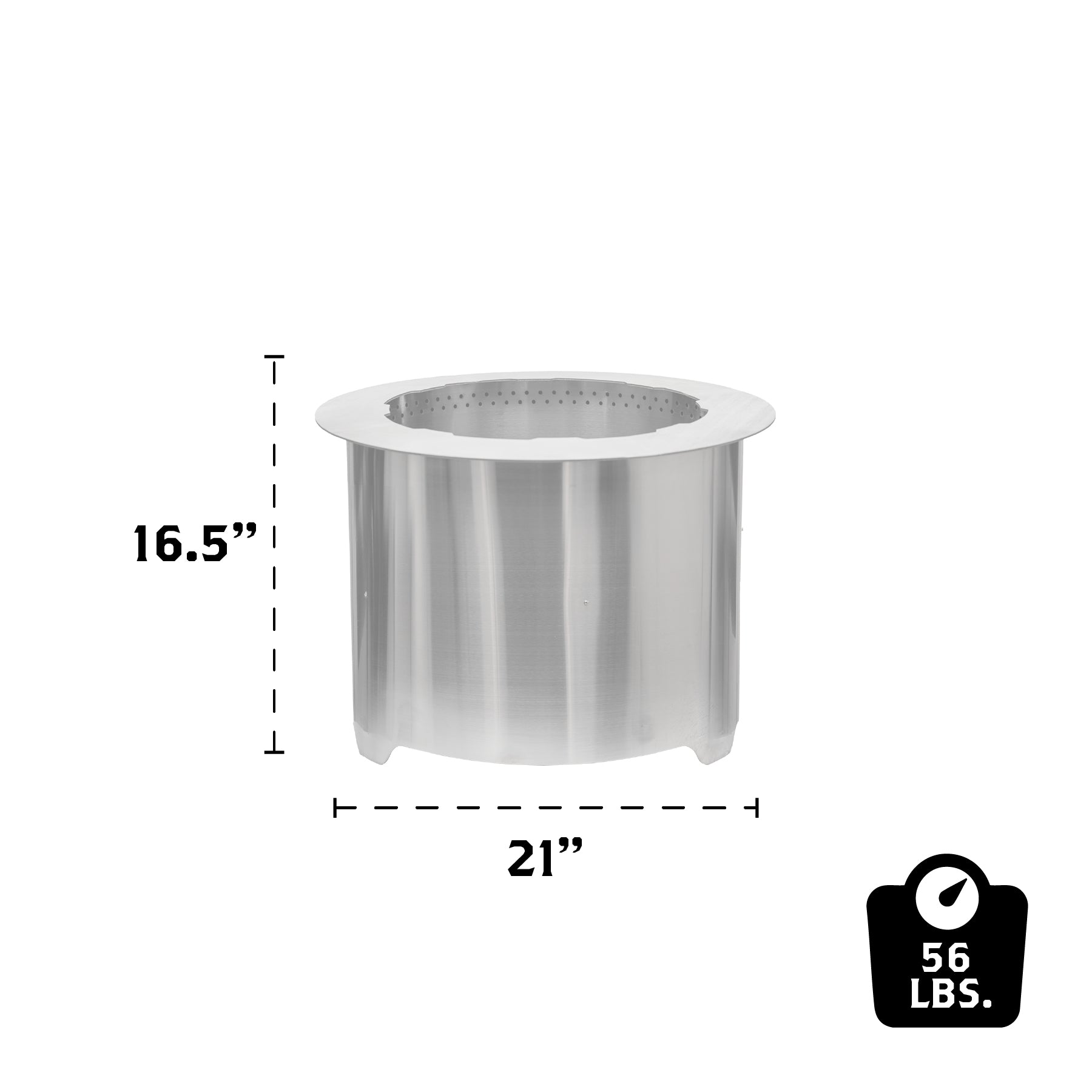 YSSLP21: Smokeless Firepit 21"