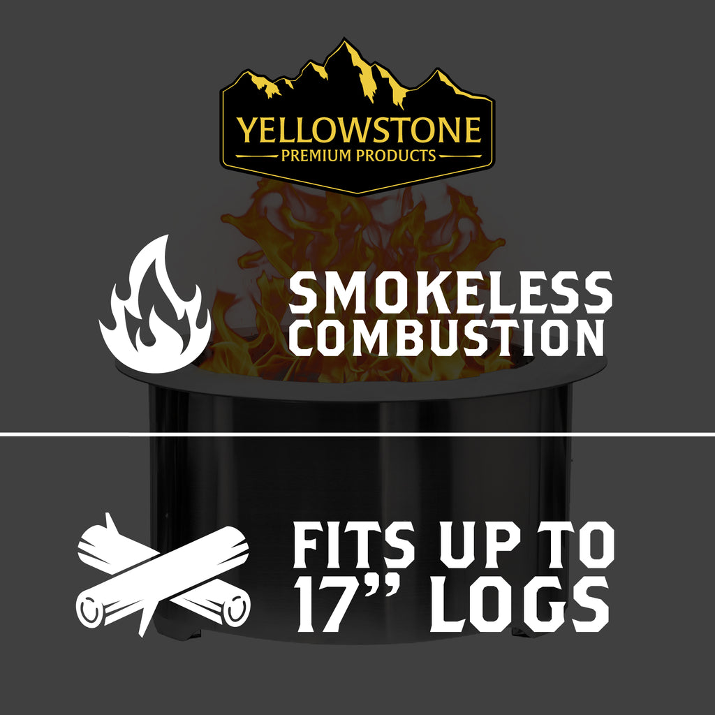 YSSLP21: Smokeless Firepit 21"